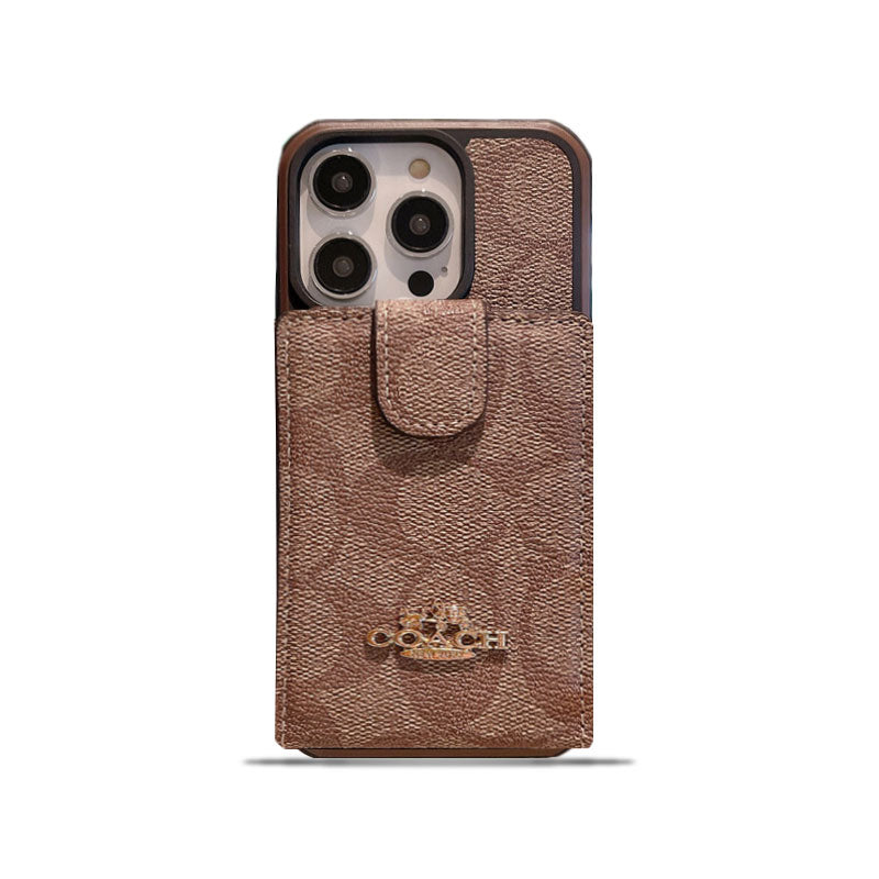 Coach Signature iPhone Case With Wallet