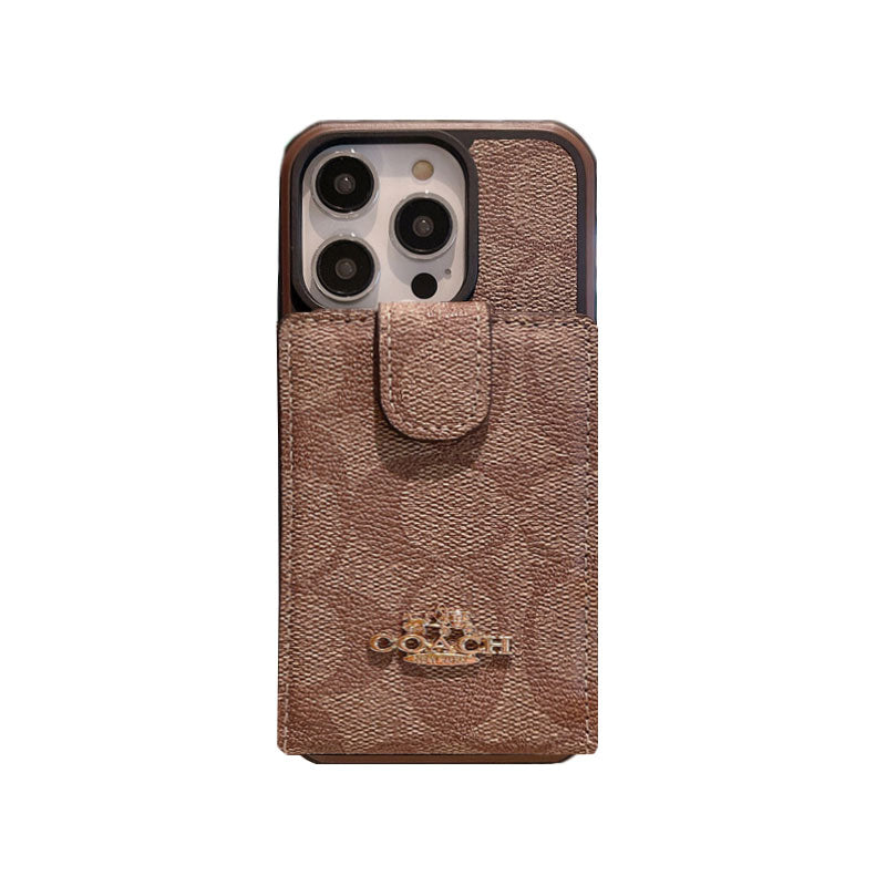 Coach Signature iPhone Case With Wallet