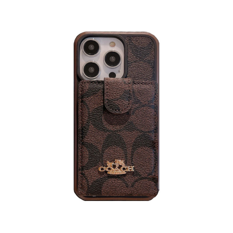 Coach Signature iPhone Case With Wallet