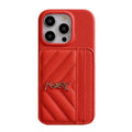 Saint Laurent Card Bag Leather iPhone Case
