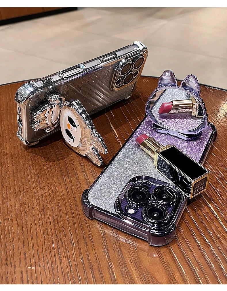 Cute Character 360° Mirror iPhone Case